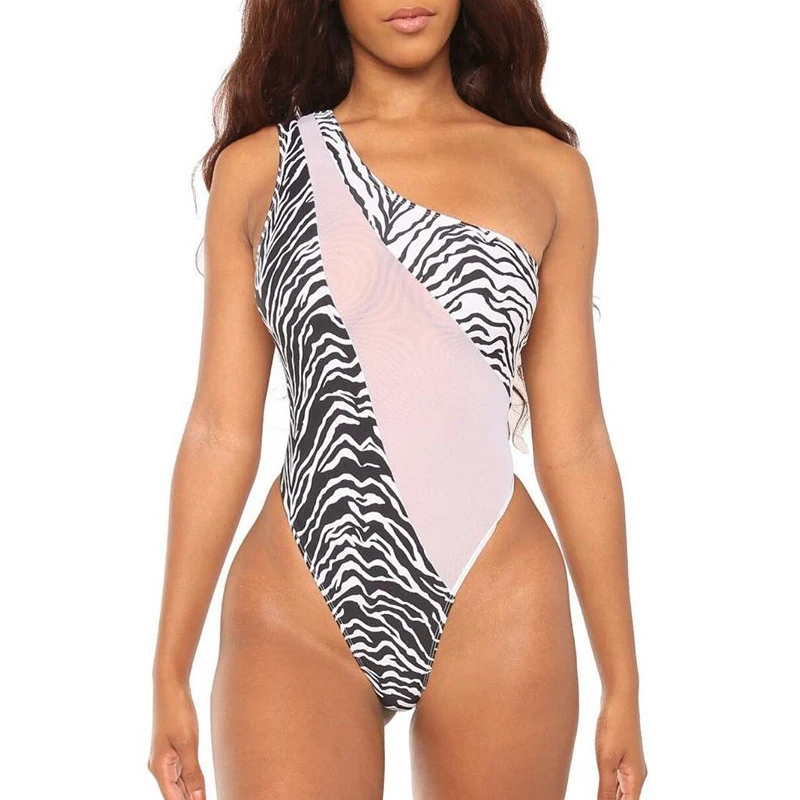 Сексуальный сдельный купальник женский 2019 купальный костюм с сеткой монокини