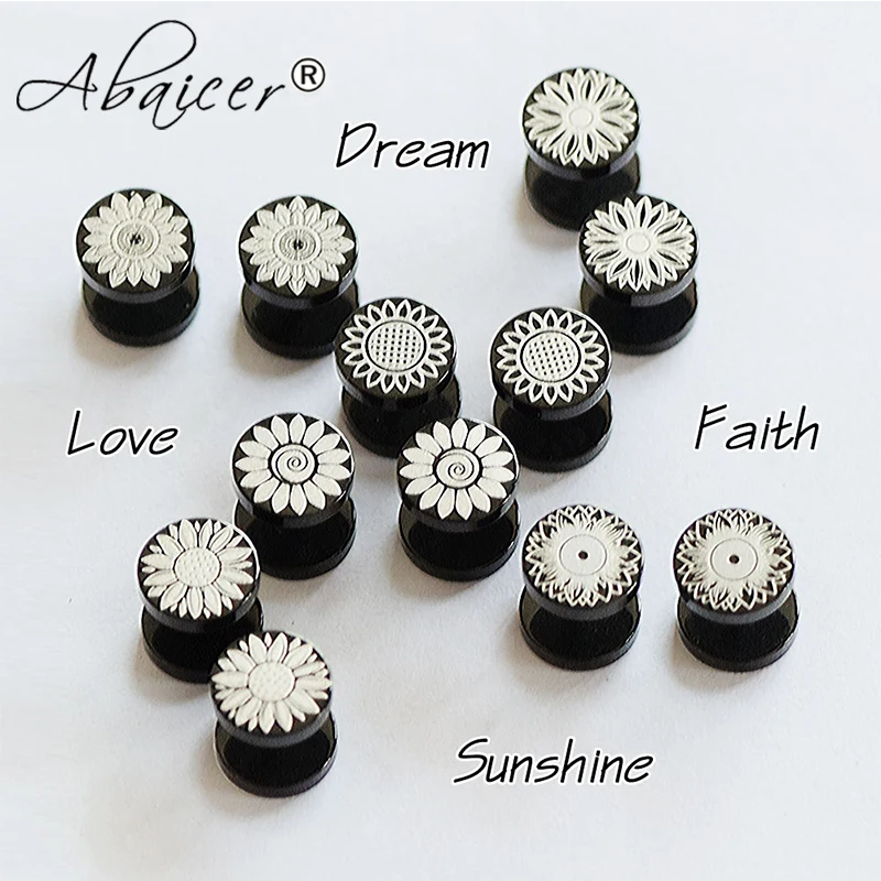 Мужские Серьги для пирсинга с розовыми цветами | Украшения и аксессуары