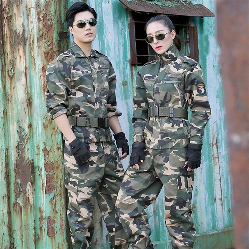 Color1 set Военная униформа, Мужская армейская одежда спецназа, верхняя одежда, боевая рубашка, тактическая хлопковая осенне-зимняя мужская одежда, набор - Цвет: Color1 set