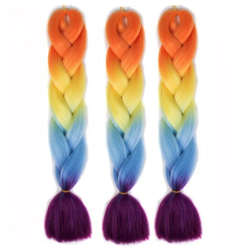 

1Pc Colorful Chemical Fiber Big Braids Wigs Tricks African Pigtail Hair Funny Halloween Christmas Party Bar Dance Decorations