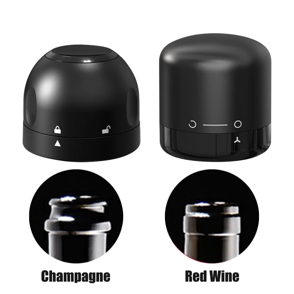 

1Pcs Wine Bottle Plug Vacuum Red Wine Champagne Bottle Stopper Sealed Bottle Cap Stopper Leak-proof Retain Freshness Bottle Plug