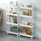 234 яруса тонкая корзина для хранения переносной стеллаж органайзер для хранения выдвижная полка для кухни ванной комнаты