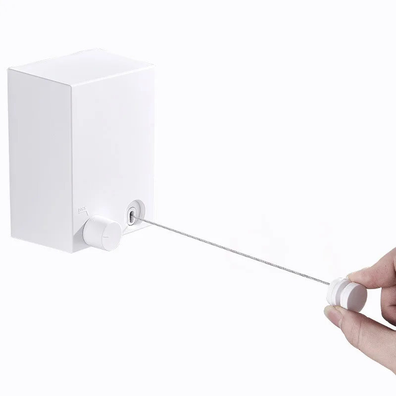 

Clothesline Non-perforated indoor retractable invisible drying rack Hotel balcony bathroom clothes quilt