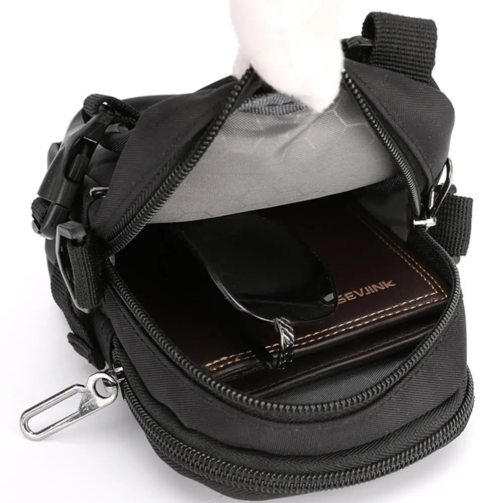 New KUBUG Men Shoulder Packs Outdoor Casual Storage Messenger Bag Mobile Phone Keys Waist Bag Riding Chest Crossbody Bag