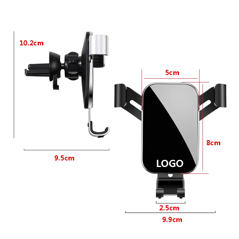 1Pcs Car Air Vent Stand Phone Gravity Bracket Accessories For Hyundai Accent Azera I10 I20 I30 I40 IX20 IX35 Elantra GDI | Автомобили и
