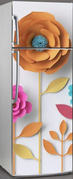 3D самоклеящаяся посудомоечная машина холодильник оберточная наклейка на холодильник детская художественная дверь холодильника обои-покрытие - Цвет: Светло-зеленый