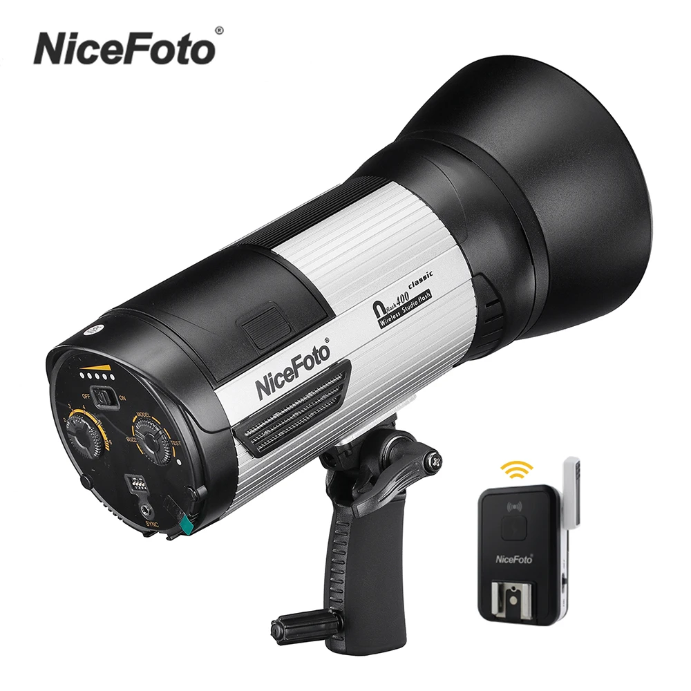 NiceFoto N Flash 400 400Ws Беспроводная студийная стробоскопическая вспышка 1/8000sHSS Bowens
