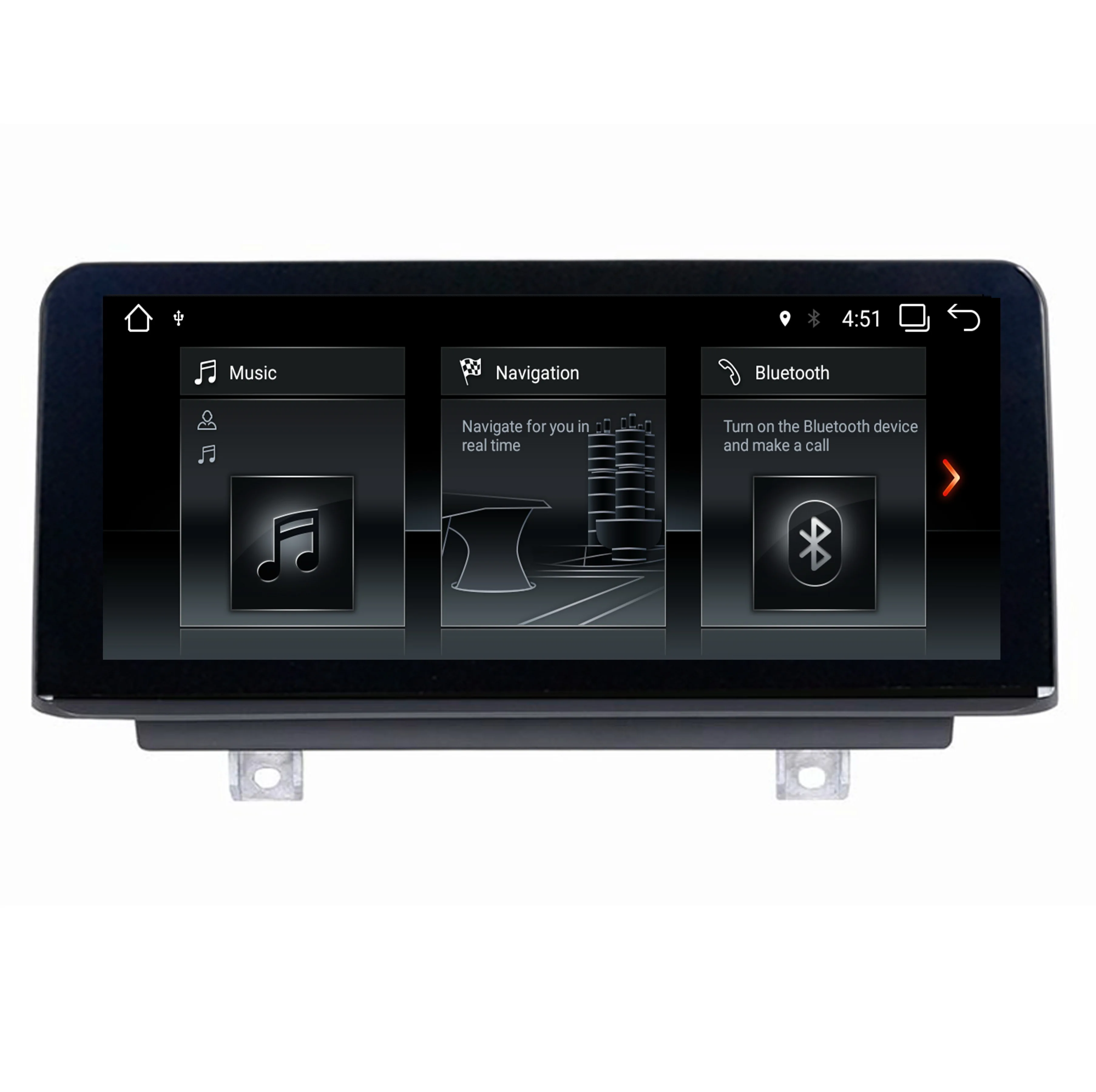 Android 7.1.1 для BMW 2 серии F22 2016 автомобильный DVD плеер стерео GPS монитор ips экран 8