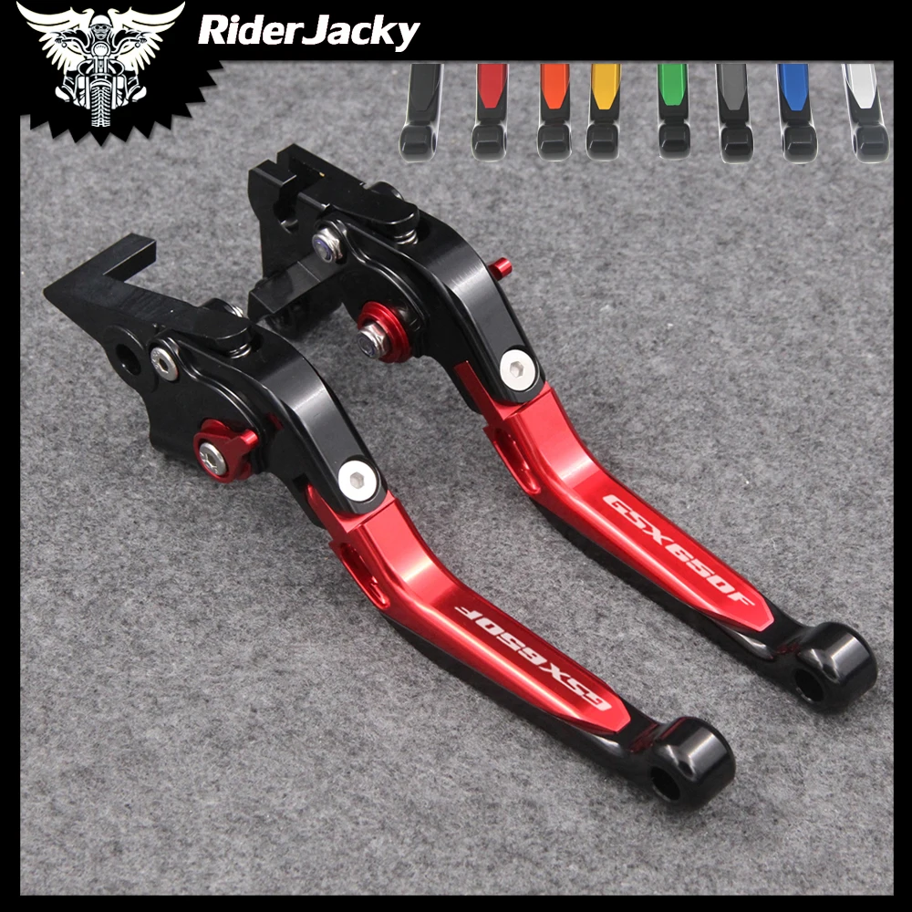 Складные Выдвижные рычаги тормоза мотоцикла RiderJacky для SUZUKI GSX 650F GSX650 F GSX650F 2008-2015 2011