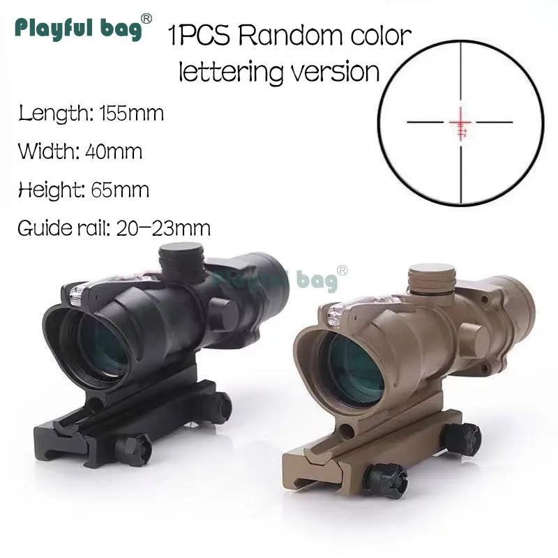 

Playful bag Integrated 20mm flashlight clamp Tactical sight Gel ball gun decoration parts CS sport toy Four change point AQB49.1