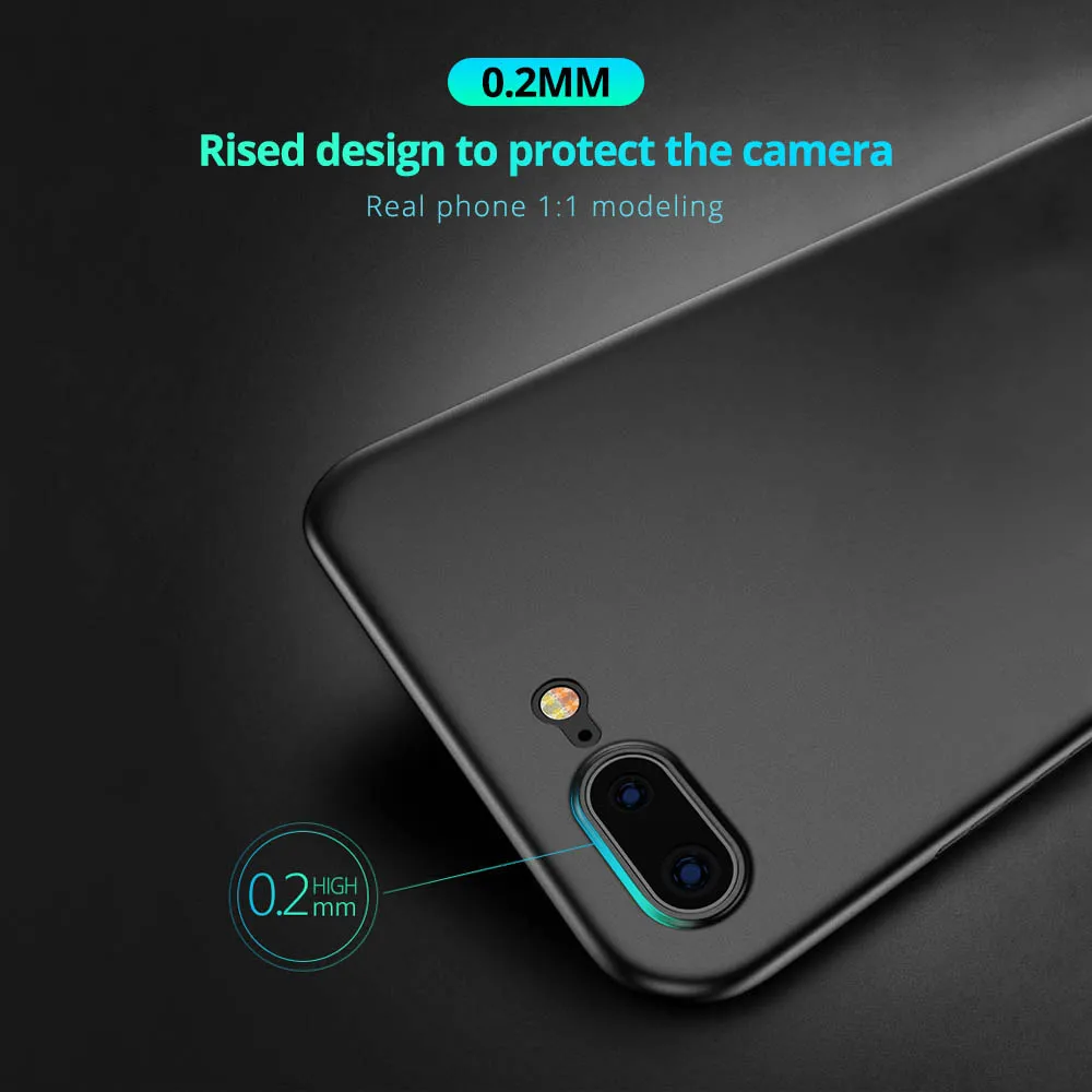 For iPhone XR XS MAX X Case Ultra Thin Matte Soft Back Cover 8 7 6 6s Plus 5 5s SE TPU Protective Phone Cases |