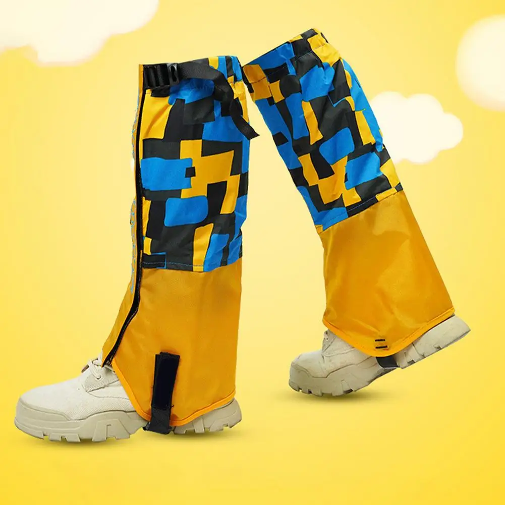 

Leg Gaiters Waterproof Anti-Tear Water-Resistant Hiking Gaiters Breathable Shoe Gaiters for Kids Adjustable Snow Boot Gaiters