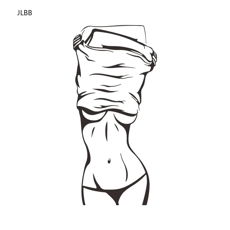 Сексуальная девушка стены Стикеры Творческий гостиная спальня украшения