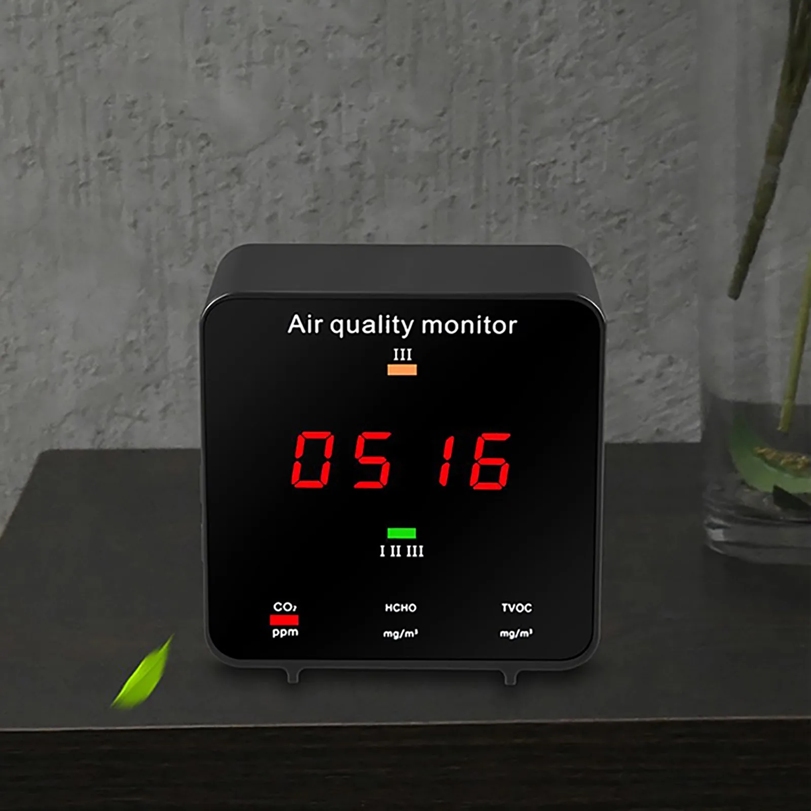

3 In 1 Carbon Dioxide Detector HCHO TVOC Portable Air Quality Tester co2 sensor meter Gas analyzer air quality monitor