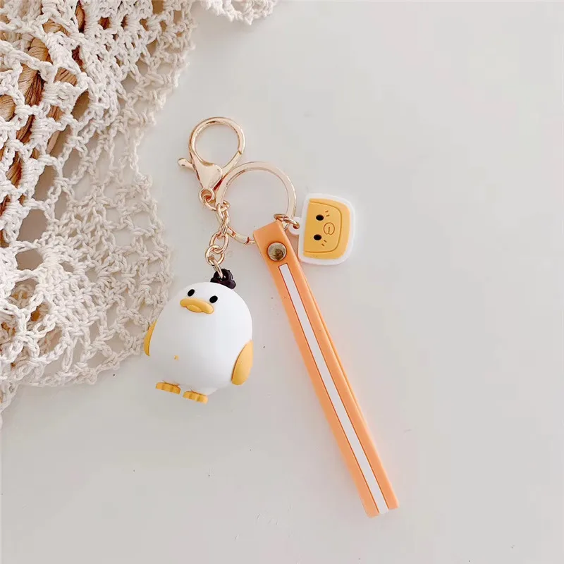 

Cute Penguins Doll Keychain Innovation Cartoon Daisy Keyring Bag Pendant Car Keys Accessories Hot Sale Small Gifts New 2021