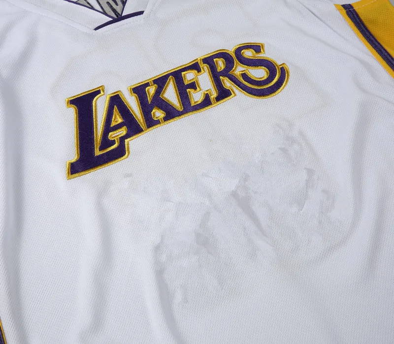 Lakers майка с вышивкой компания школьная игра баскетбол одежда настраиваемый напечатанный номер DIY Баскетбольная одежда костюм