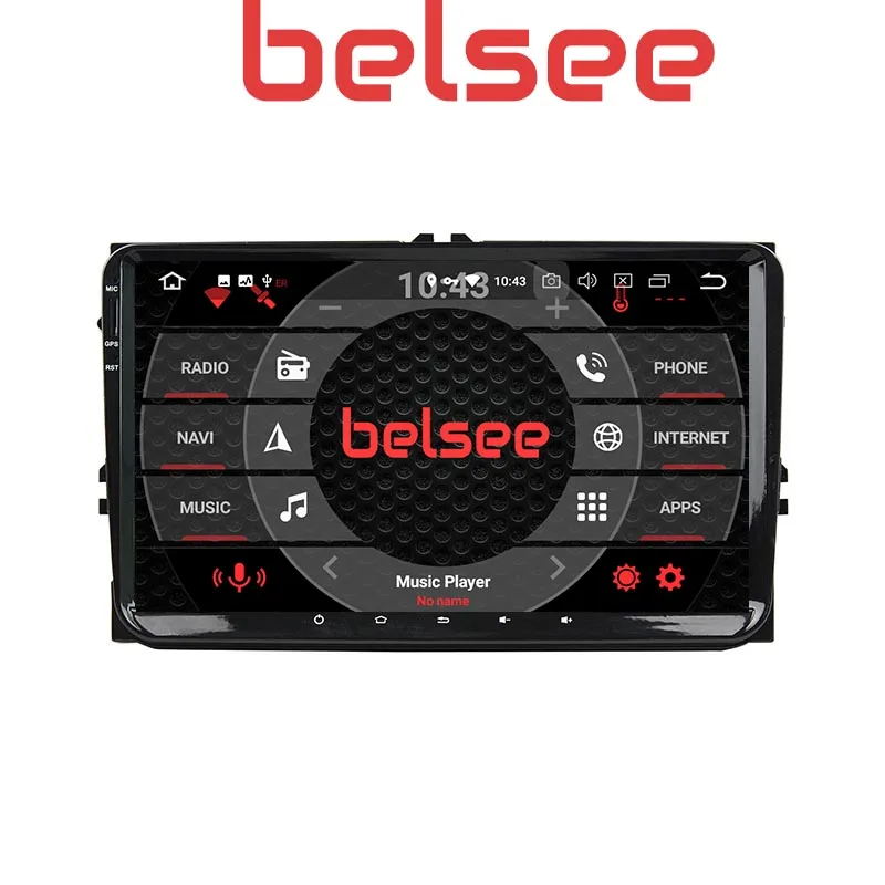 Belsee 2 Din Android 9,0 Автомобильный мультимедийный радио плеер Navi для Volkswagen Golf Passat Tiguan Amarok CC Beetle Polo Sharan Caddy SEAT