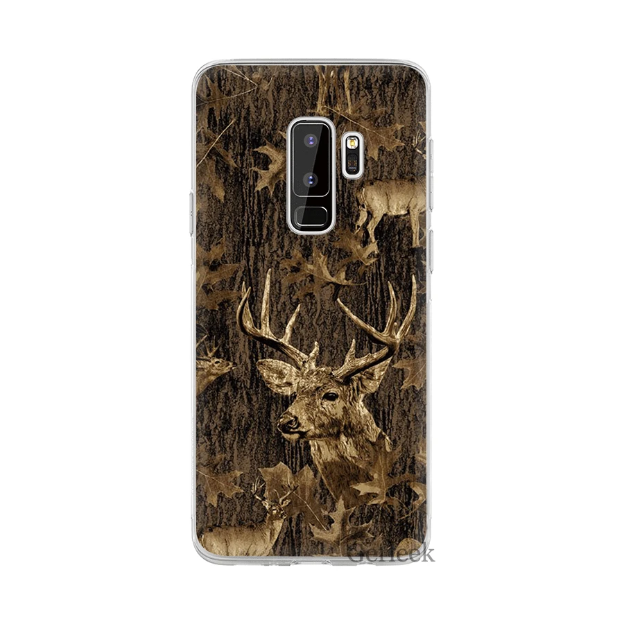 12 Чехол для телефона из ТПУ для Samsung Galaxy S6 S7 край S8 S9 S10 S10E Plus Note 8 9 M10 M20 M30 M40 крышка Realtree зёленая камуфляжная - Цвет: 12