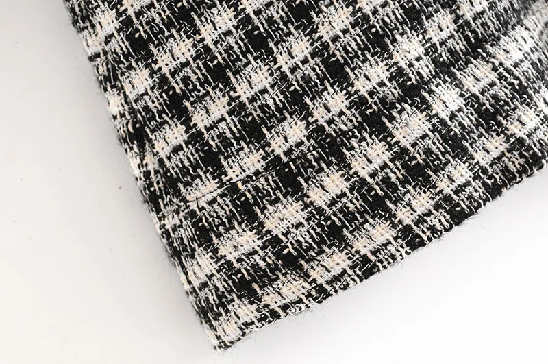 Женское платье повседневное клетчатое из органзы декоративное с бантом выше