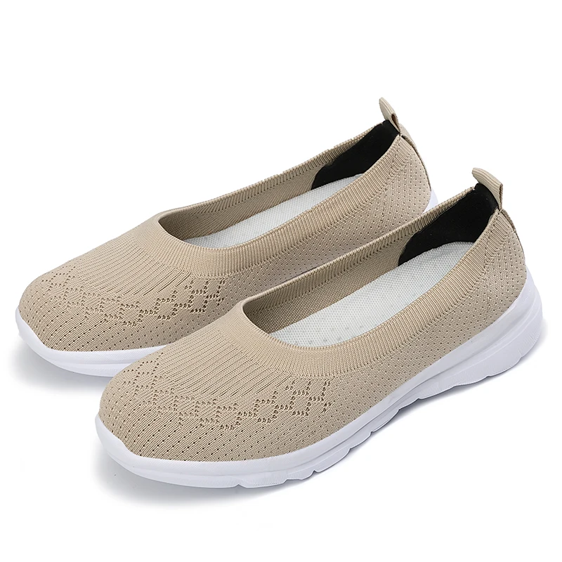 Новинка Женская обувь на плоской подошве Удобная модная женская из сетчатого