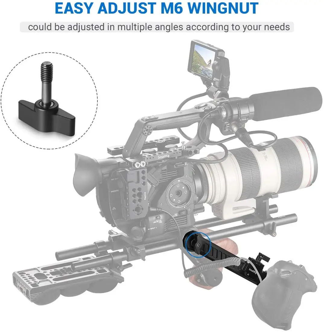 РЕГУЛИРУЕМЫЙ УДЛИНИТЕЛЬ SmallRig 168-260 мм с розеткой Arri для видеокамеры Sony