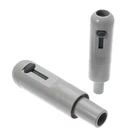 Универсальная Вращающаяся ручка-присоска для слюны, серая с регулируемым клапаном, мощное слабое всасывание, автоматический стоматологический инструмент, 1 шт.