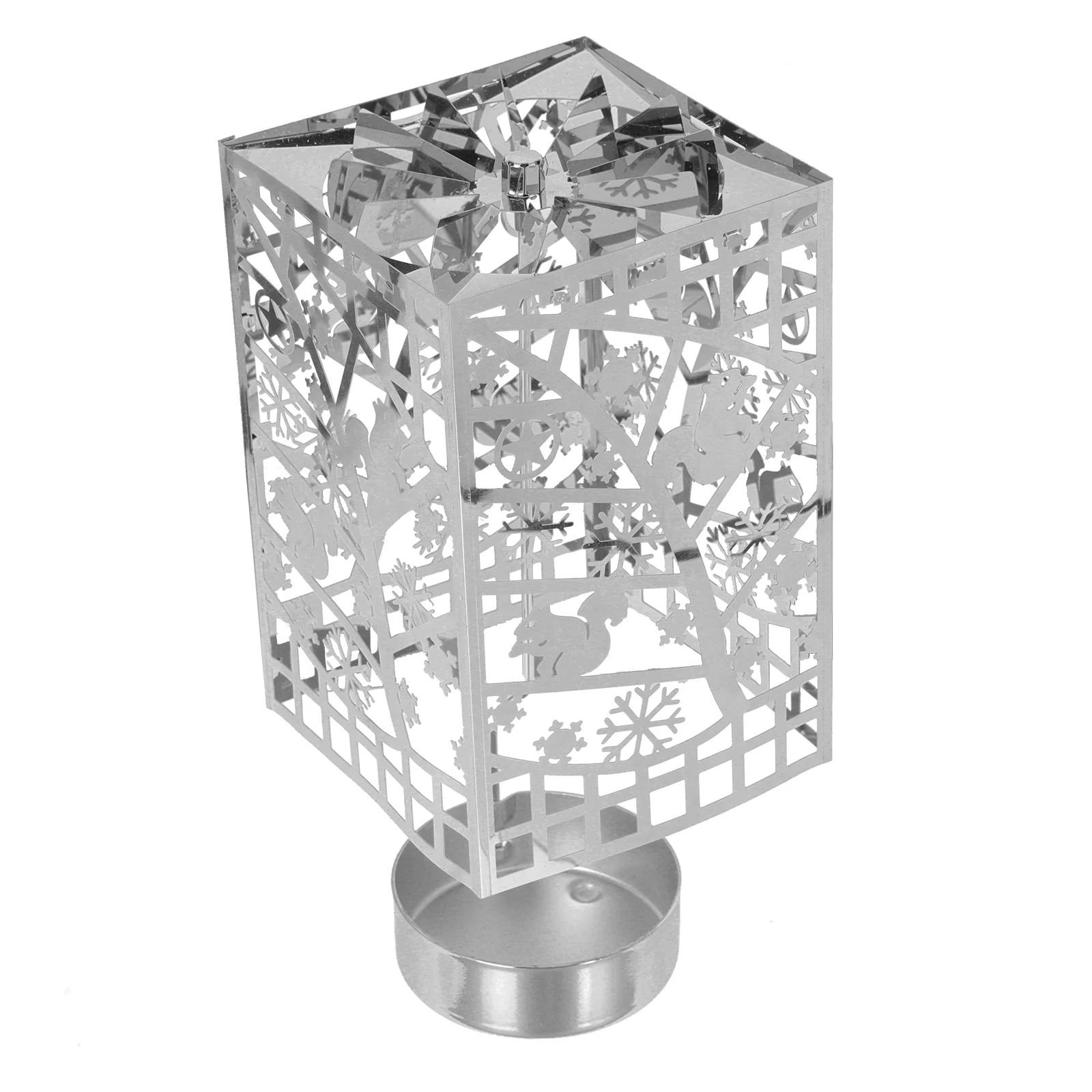 

1PC Elegant Aroma Candle Tray Ornament Delicate Square Candle Holder Decoration