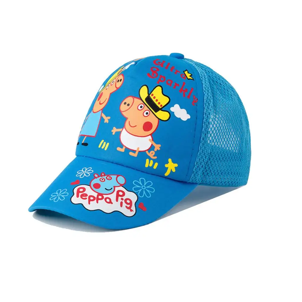 Peppa шапка со Свинкой бейсболка головной убор дышащий Блок Солнца крутая летняя