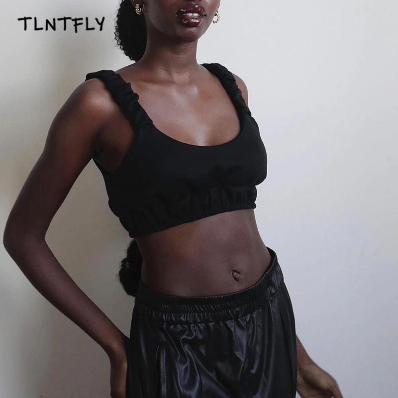 

Sexy Camisole Summer Tops For Women 2021 Reduced Suspenders Navel Exposed Backless Beach Street Goblin Girls Club Holiday Party