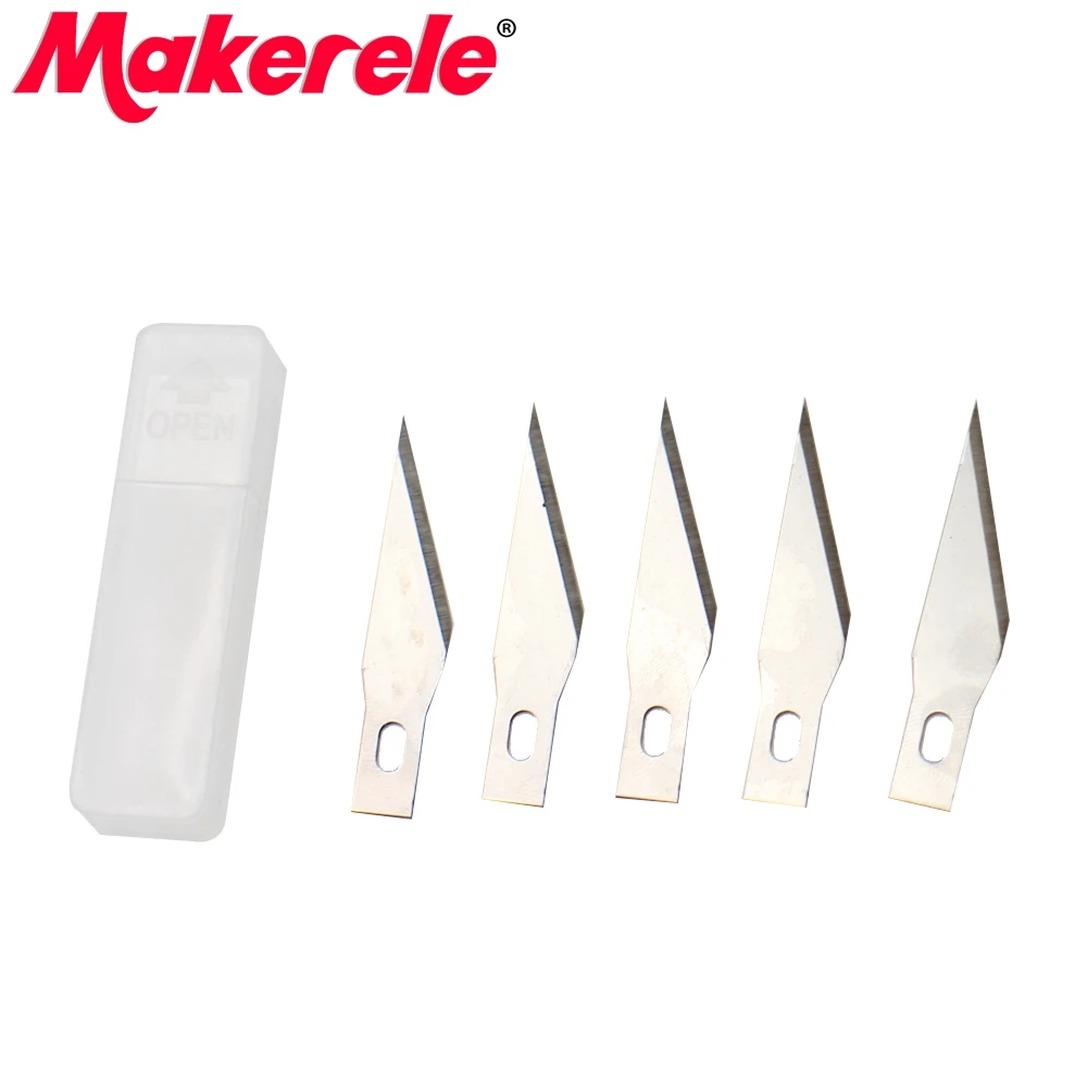 

5pcs Blades for Wood Carving Tools Engraving Craft Sculpture Knife Scalpel Cutting Tool PCB Repair
