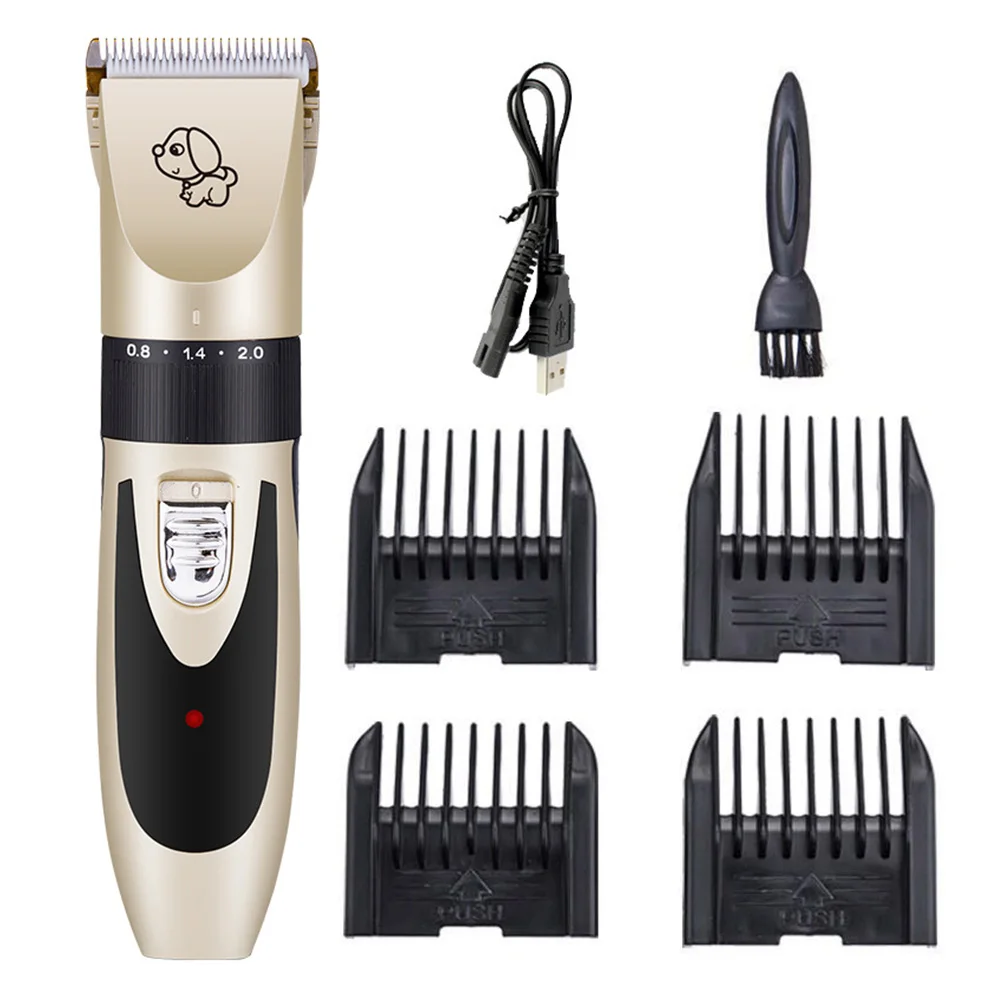 

1PC Electric Dog Clipper Set USB Rechargeable C8 Groomers Big Dog Cat Quiet Clippers Washable Pets Hair Trimmers Grooming Tool