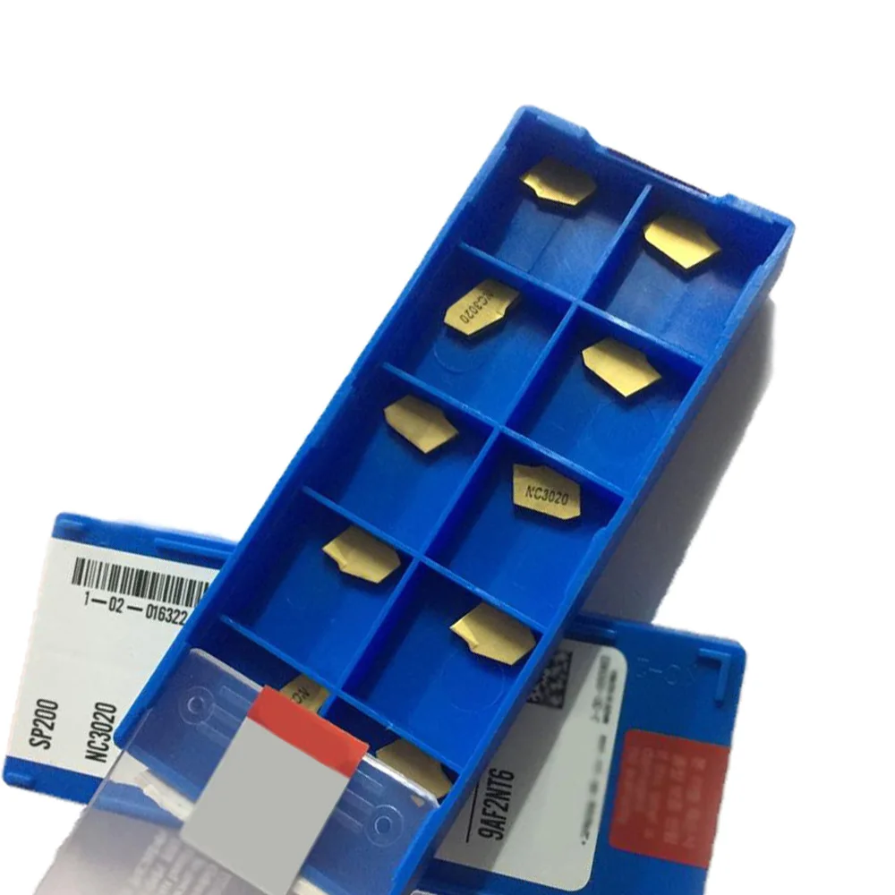 

20x SP200 NC3020 GTN-2 Grooving Cut-Off Carbide Insert ZQMX2N11-1E Metalworking