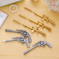 24 pcslot funny gun ballpoint pen cute ball pens for kids stationery gift material escolar office school writing supplies
