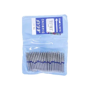 TR-13 50 шт алмазные стоматологические FG высокие Скорость боры для полировки сглаживания защитный чехол для мобильного телефона серии стоматологические боры