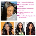 4x4 5x5 6x6 6*6 Lace Closures And Human Hair Bundles With 13x4 Lace Frontal Brazilian Hair Weave Straight 3 Bundles With Closure