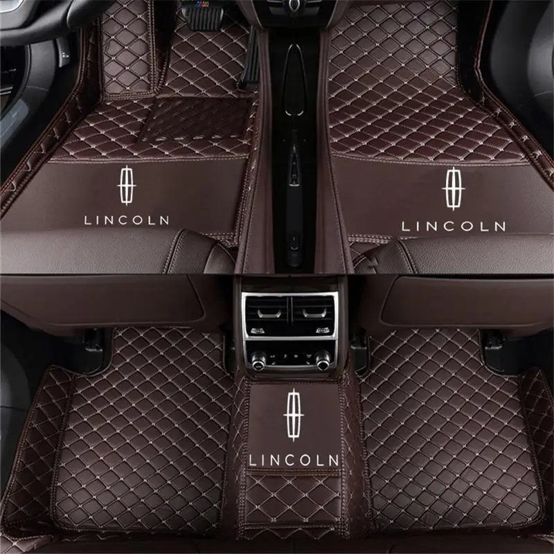 Hauserworth роскошный изготовленный на заказ для Lincoln MKZ- нескользящий экологически чистый Безвкусный нетоксичный коврик - Название цвета: coffee