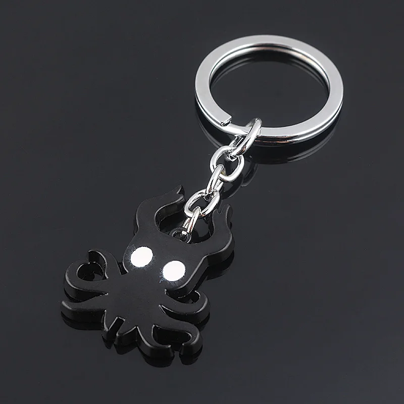 

Game Hollow Knight Silksong Keychain Princess Hornet Grub Shadow Octopus Key Holder for Women Men Bag Car Jewelry Gift