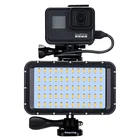 Заполняющая лампа Power Light, водонепроницаемая светодиодная лампа для дайвинга GoPro Hero 9, 7, 8, 6, 5, Xiaomi Yi 4K, Mijia, Sjcam, SJ810, H9R, T5E