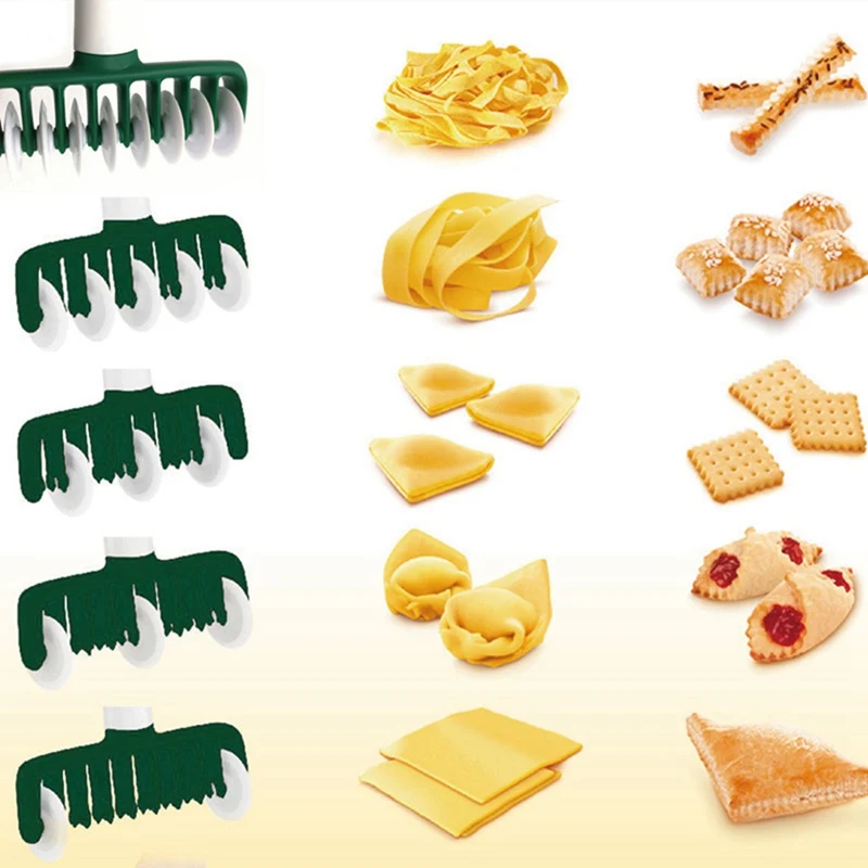 

Norbi Roller Pasta Tool Plastic Noodle Cutter Kitchen Tool Baking Tools for Instant Biscuits Bakeware Dough Cutter Tool