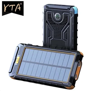 solar power bank waterproof 80000mah solar charger usb port external charger for xiaomi 5s smartphone power bank with led light free global shipping