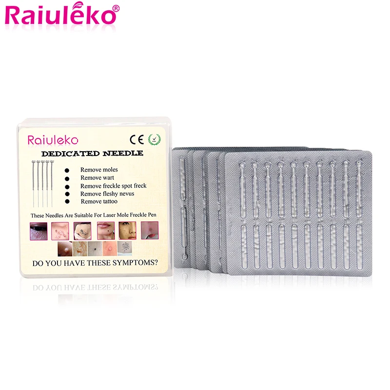 

Fine Needles Plasma Pen Needle For Removal Wart Tag Tattoo Remover Dedicated Needles For Laser Freckle Removal Machine Skin Mole