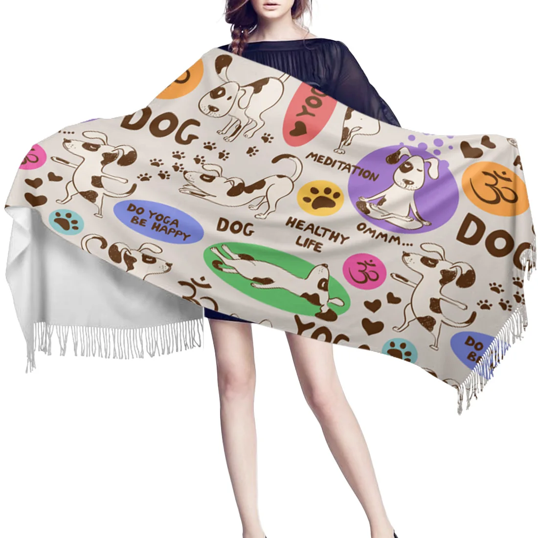 Одеяло для пятнистой собаки шерстяная шаль женщин кашемировые Дизайнерские
