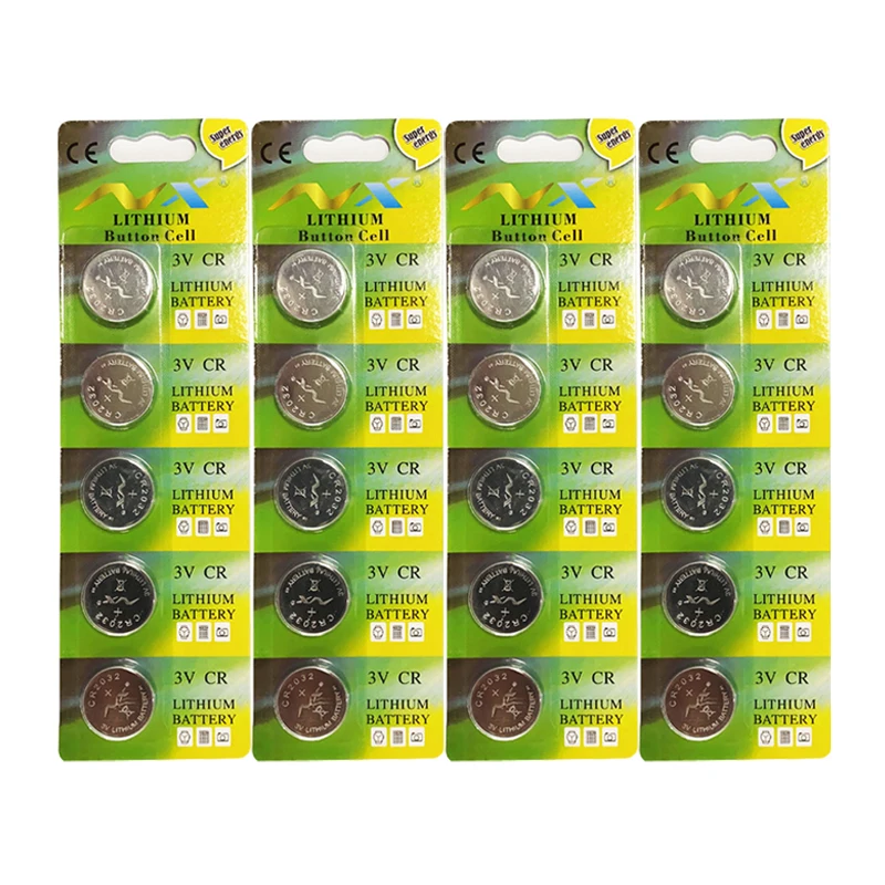

20pcs 3V CR2032 CR 2032 DL2032 BR2032 Lithium Battery For Watch Calculator Toy Electronic Scale Remote Control Button Coin Cell