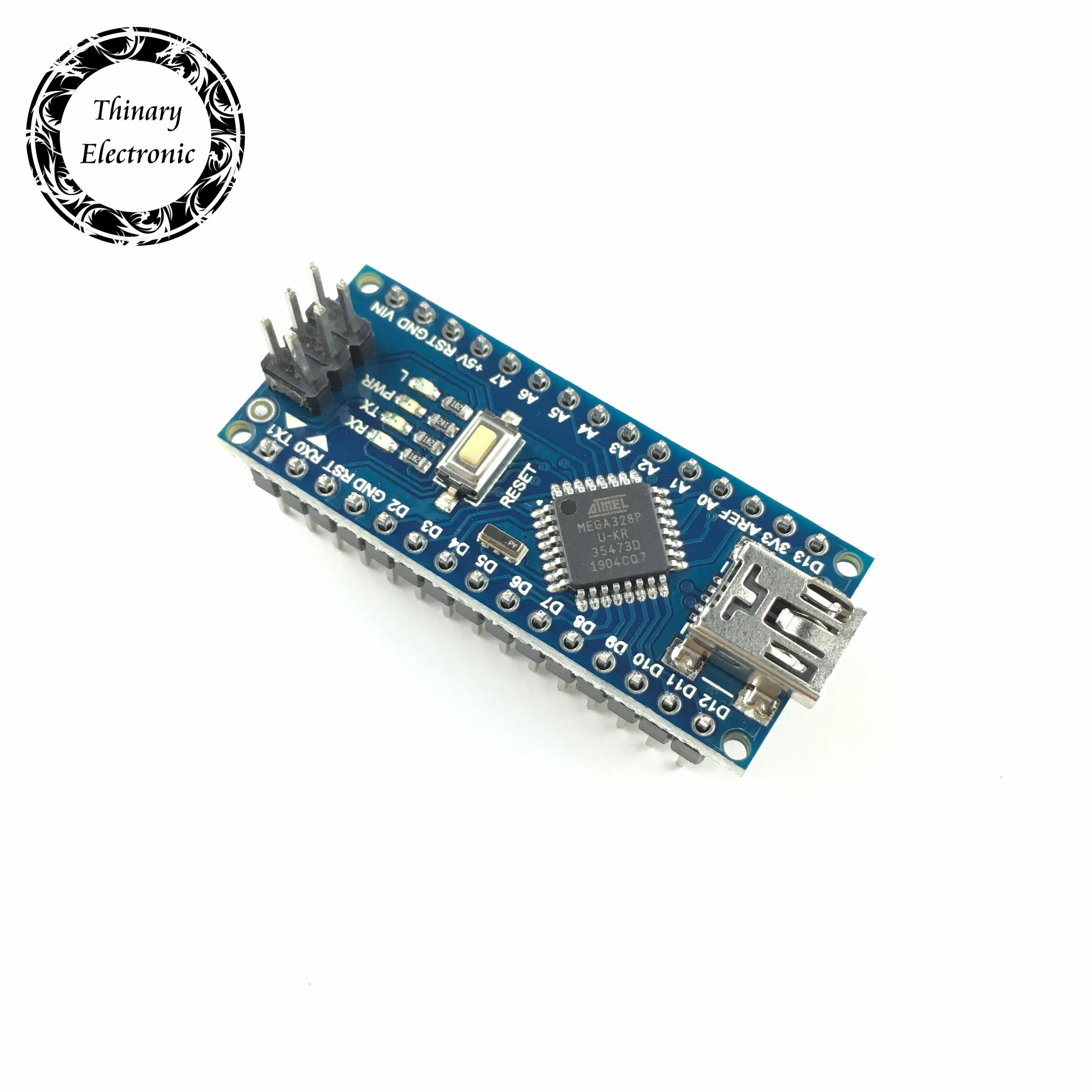 100 шт./лот Nano v3.0 контроллер совместим с arduino совместимый nano CH340 USB драйвер без кабеля Atmega328 серии Atmega328PB