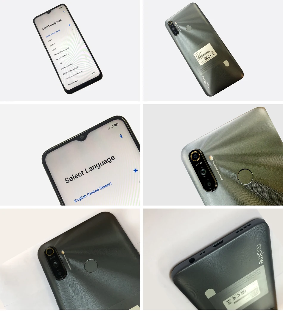 Realme C3 глобальная версия 3 Гб 64 6 5 ''мобильный телефон Helio G70 Восьмиядерный 12 МП