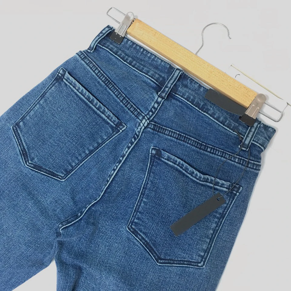 

Pirate Hippie Buttons Classic Straight Jeans Woman Spring Summer High Waist Cotton Trousers Casual Vintage Chic Denim Pants