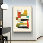 DDHH Настенная картина, современный абстрактный постер, принты, ретро настенная Картина на холсте, настенные картины для гостиной, домашний декор
