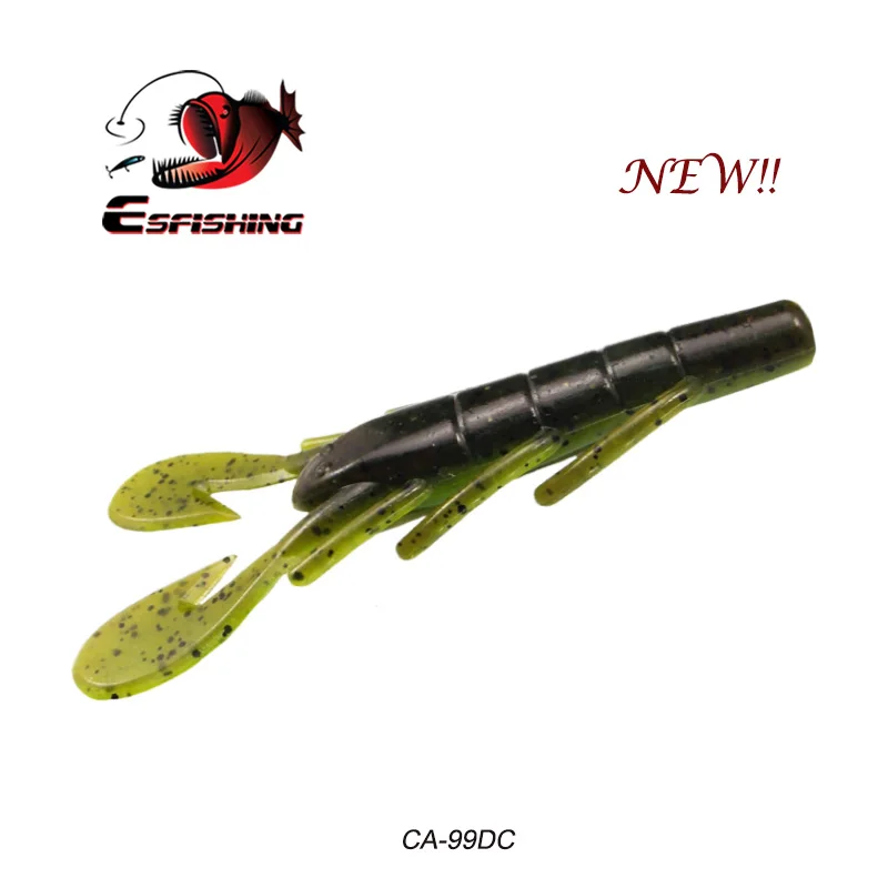 CA99DC ESFISHING новая приманка для рыбалки Мягкая приманка Vibe Craw 8 шт. 85 мм 6 г рыболовные приманки воблер гольян Мягкая приманка для троллинга - Цвет: CA99DC
