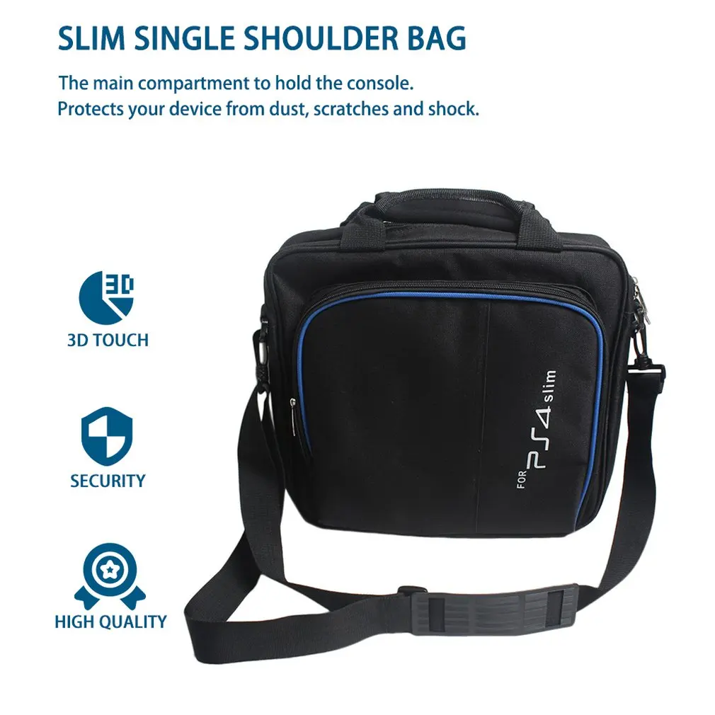 2018 black bag for Sony PlayStation4 ps4 Game Storage bags High capacity nylon Portable bolsa de viagem dropshipping | Электроника