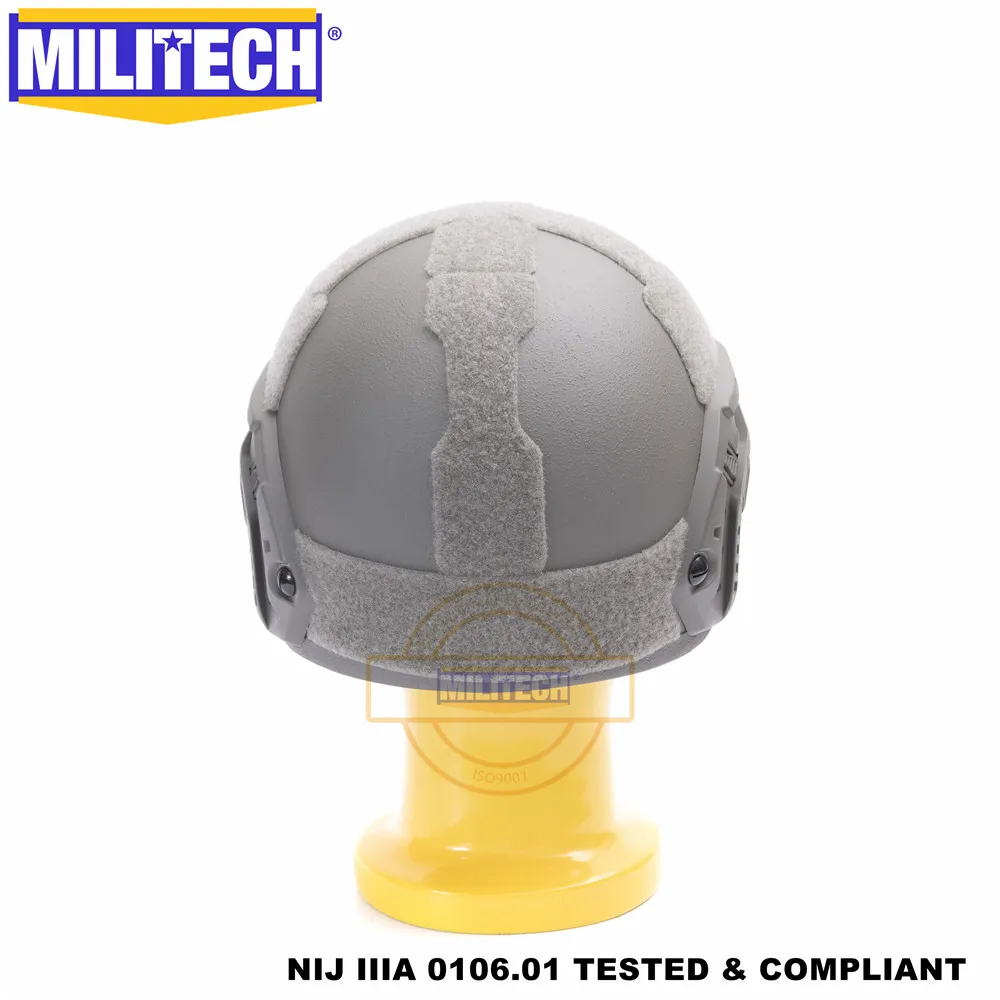 MILITECH FG Deluxe NIJ IIIA FAST Bulletproof Helmet and Visor Set Deal Ballistic Helmet Ballistic Bullet Proof Mask Package